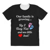 Our Family is Growing All Over Women's T-shirt