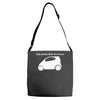 only smarties have the answer'   funny Adjustable Strap Totes