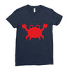 crabby Ladies Fitted T-Shirt