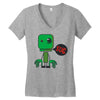 monster 1 Women's V-Neck T-Shirt
