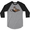 indiana mouse 3/4 Sleeve Shirt