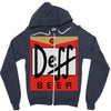duff parody deff Zipper Hoodie