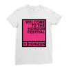 welcome to the horizon festival Ladies Fitted T-Shirt