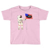 Astronaut Celebrating Independence  Day at 1776 Toddler T-shirt