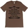Dear Daddy, Thanks for Being my Dad Baby Boy Letter to Father T-Shirt