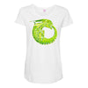alien ouroboros Maternity Scoop Neck T-shirt