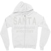 santa doesn't believe in you either Zipper Hoodie