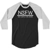 not safe for work 3/4 Sleeve Shirt