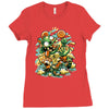 mommy!!! my candy is stolen by zombie Ladies Fitted T-Shirt