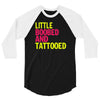 little boobed and tattoed 3/4 Sleeve Shirt