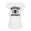bovine university Maternity Scoop Neck T-shirt