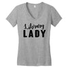 library lady Women's V-Neck T-Shirt