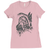 wolf princess warrior Ladies Fitted T-Shirt