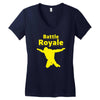 battle royale skydiving fortnite Women's V-Neck T-Shirt