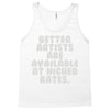 freelance artist advertising Tank Top