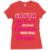 Savta Was Created Because Need Real Heroes Ladies Fitted T-Shirt