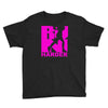 run harder gym workout Youth Tee