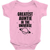 Greatest Auntie In The Universe Baby Onesie