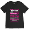 quens are born in august V-Neck Tee