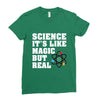Science It's Like Magic But Real Ladies Fitted T-Shirt