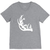 deer antler with buck forest V-Neck Tee