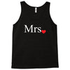 Mrs with heart dot (Mr and Mrs set) Tank Top