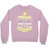 military, proud us army brother veteran u Crewneck Sweatshirt