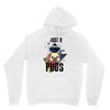 who loves pugs Unisex Hoodie