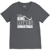 this girl loves christmas V-Neck Tee