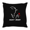 beauty and the beast Throw Pillow