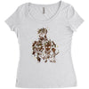 the evolution of groot Women's Triblend Scoop T-shirt