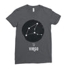 Virgo Zodiac Sign Minimal Design Ladies Fitted T-Shirt