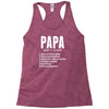 Papa Noun Definition Racerback Tank
