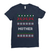 ugly christmas mother Ladies Fitted T-Shirt