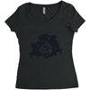 big shark little fish Women's Triblend Scoop T-shirt
