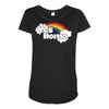 yes homo Maternity Scoop Neck T-shirt