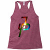 jake paul colorful galaxy Racerback Tank
