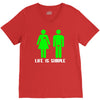 life is simple funny V-Neck Tee
