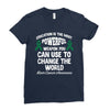 education is the most pwerful weapon you can use to change the world l Ladies Fitted T-Shirt