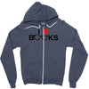 i love books Zipper Hoodie