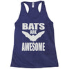 bats are awesome Racerback Tank