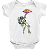 astronaut basketball planet Baby Bodysuit