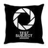 test subject 2 Throw Pillow
