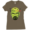 no brain no gain Ladies Fitted T-Shirt