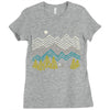 camping Ladies Fitted T-Shirt