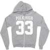 polk high Zipper Hoodie