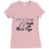 life is fragile Ladies Fitted T-Shirt