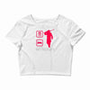 eat sleep battlefield Crop Top
