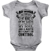 I Am A May Woman Baby Bodysuit