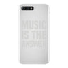 music is the answer iPhone 7 Plus Case